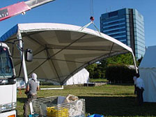 写真：キャンペーン・イベント関連作業