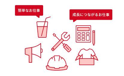 簡単なお仕事 成長につながるお仕事